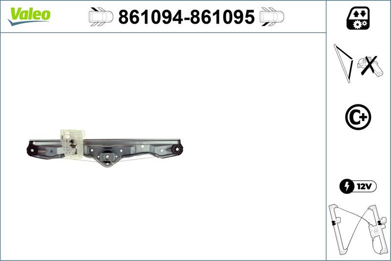 51357281887VL 861094 Window Regulator