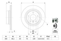 34216855007BO 34216855007 34 21 6 855 007 6855007 0 986 479 218  Brake Disc