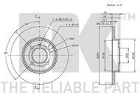 34116752434NK 34116752434 34 11 6 752 434 6752434 201516 BMW E30 -  Bremsscheibe