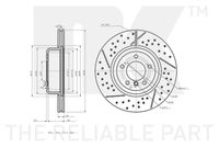 34116786392NK 34116786392 34 11 6 786 392 6786392 3415121 BMW E90 LCI -  Brake Disc