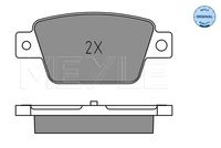 34212284296M1 34212284296 34 21 2 284 296 2284296 025 237 3017  Brake Pad Set, disc brake